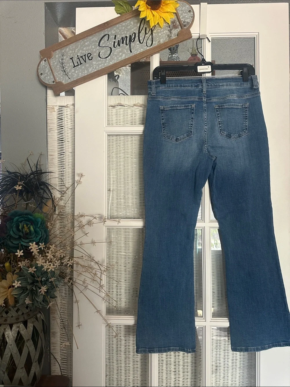 The Children's Place Mid-Rise Blue Flare Jeans